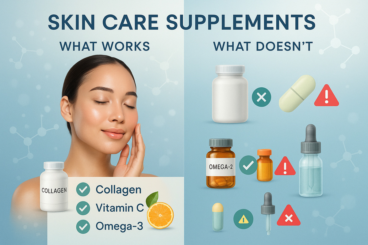 The Truth About Skin Care Supplements: What Works and What Doesn’t