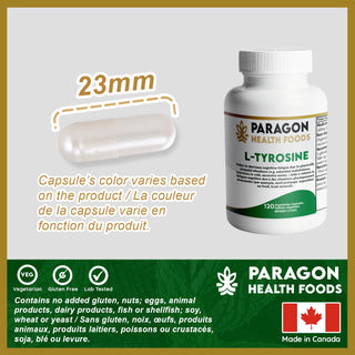 L-Tyrosine Capsule | 120 Vegetarian Capsules