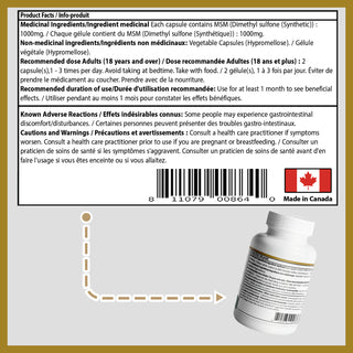MSM Capsule | 120 Vegetarian Capsules