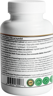 Vitamin D3-K2 Softgel  | 120 Softgels