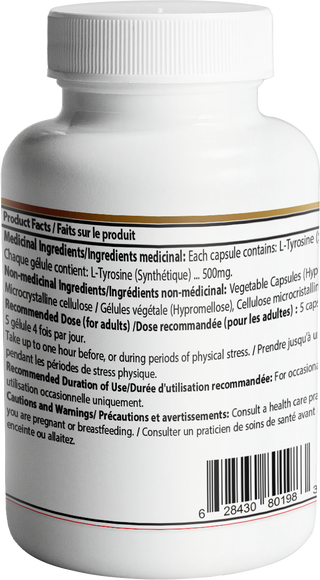 L-Tyrosine Capsule | 120 Vegetarian Capsules