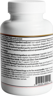 Magnesium Glycinate Capsule | 120 Vegetarian Capsules