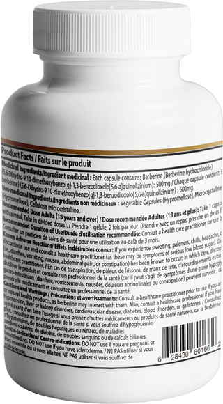 Berberine Capsule | 120 Vegetarian Capsules