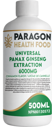 Universal Panax Ginseng Extraction (6000 mg) Liquid | 500ml Liquids