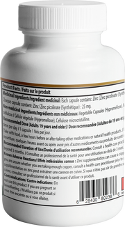 Zinc Picolinate Capsule | 120 Vegetarian Capsules